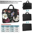 thumbnail image 6 of YFYANG 13 inch Universal Laptop Bag Oxford Cloth Laptop Sleeve, Multi-functional Colorful Vintage Floral Patterns Notebook Computer Messenger Bag Handbag, 6 of 8