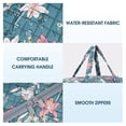 thumbnail image 7 of Vintage Quilted Travel Duffel Bags for Women Trolley Sleeve Tote Floral Print Personal Item Bag for Spirit Airlines Approved Underseat Carry on Weekender Gym Bag for Mother, 7 of 7
