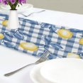 thumbnail image 4 of Yayeee Table Runner 70 inches Long Home Kitchen Dinning Party Decoration, Light Lemon, 4 of 7
