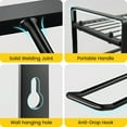 thumbnail image 5 of Power Tool Organizer 600 LBS with 12 Drill Holders, 4 Tier Heavy Duty Garage Organization Wall Mount, Large Alloy Steel Tool Wall Organizer Shelf, Perfect Gift for Men and Fathers, 5 of 11