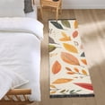 thumbnail image 3 of Yayeee Runner Rug for Bedroom 2'x6' Machine Washable Hallway Non Slip Mat, Coloful Leaves, 3 of 8