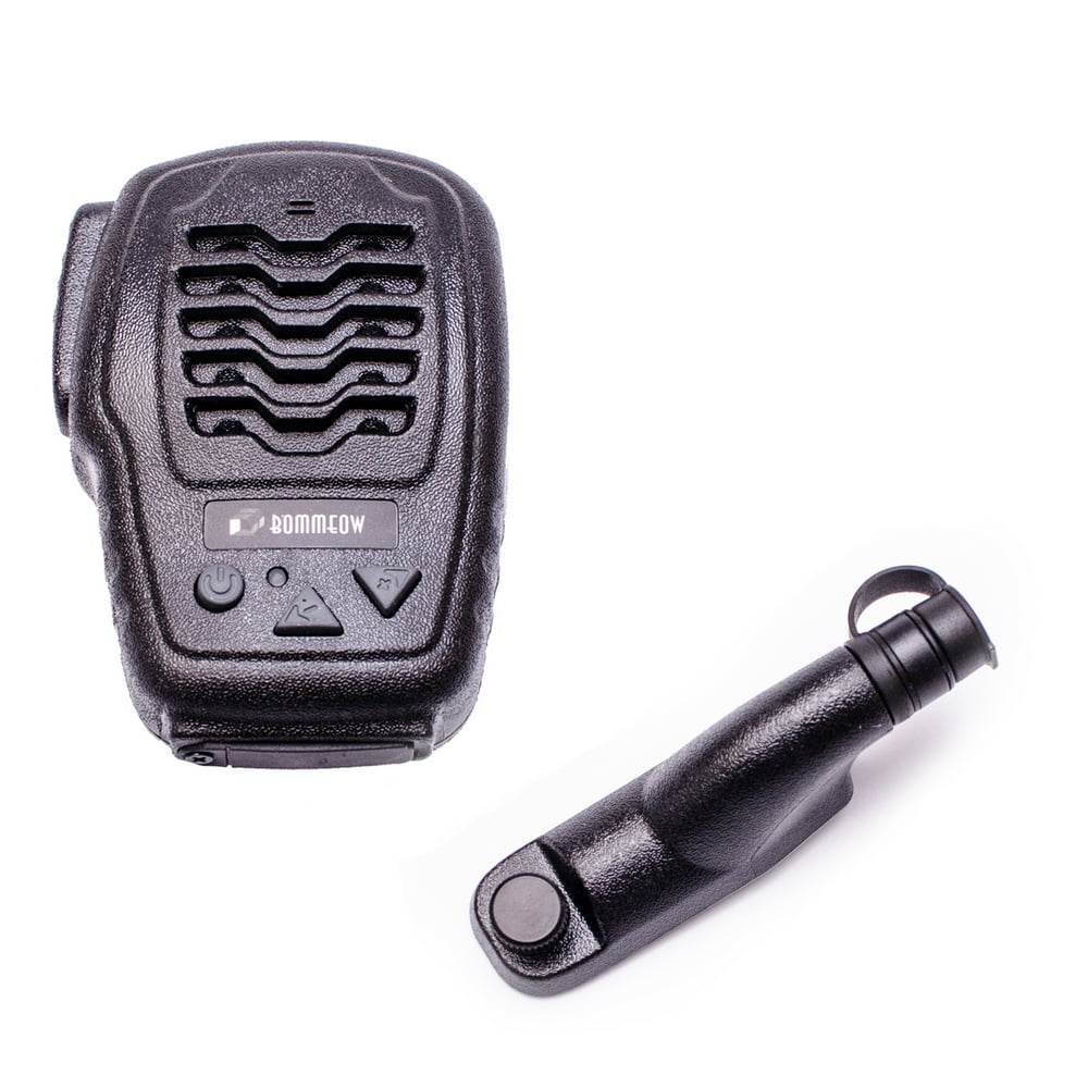 BOMMEOW BPM8003WBM9 Bluetooth Shoulder Speaker Microphone for Motorola