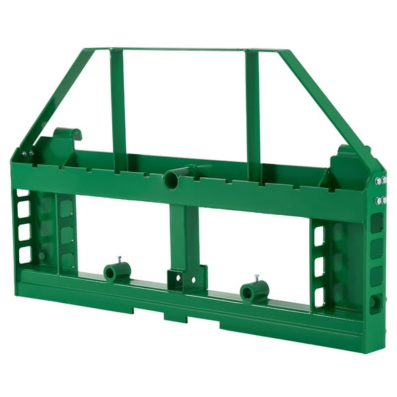 VEVOR Cadre de Palette à Direction Antidérapante, Capacité de Charge Homologuée 4000 Lb, Accessoires de Cadre de Fourche à Palette de 45 Pouces avec Récepteur d'Attelage de 2 Pouces et Manchons de Lance, Compatible avec les Chargeurs John Deere Montage à Fixation Rapide, Cadre Seulement