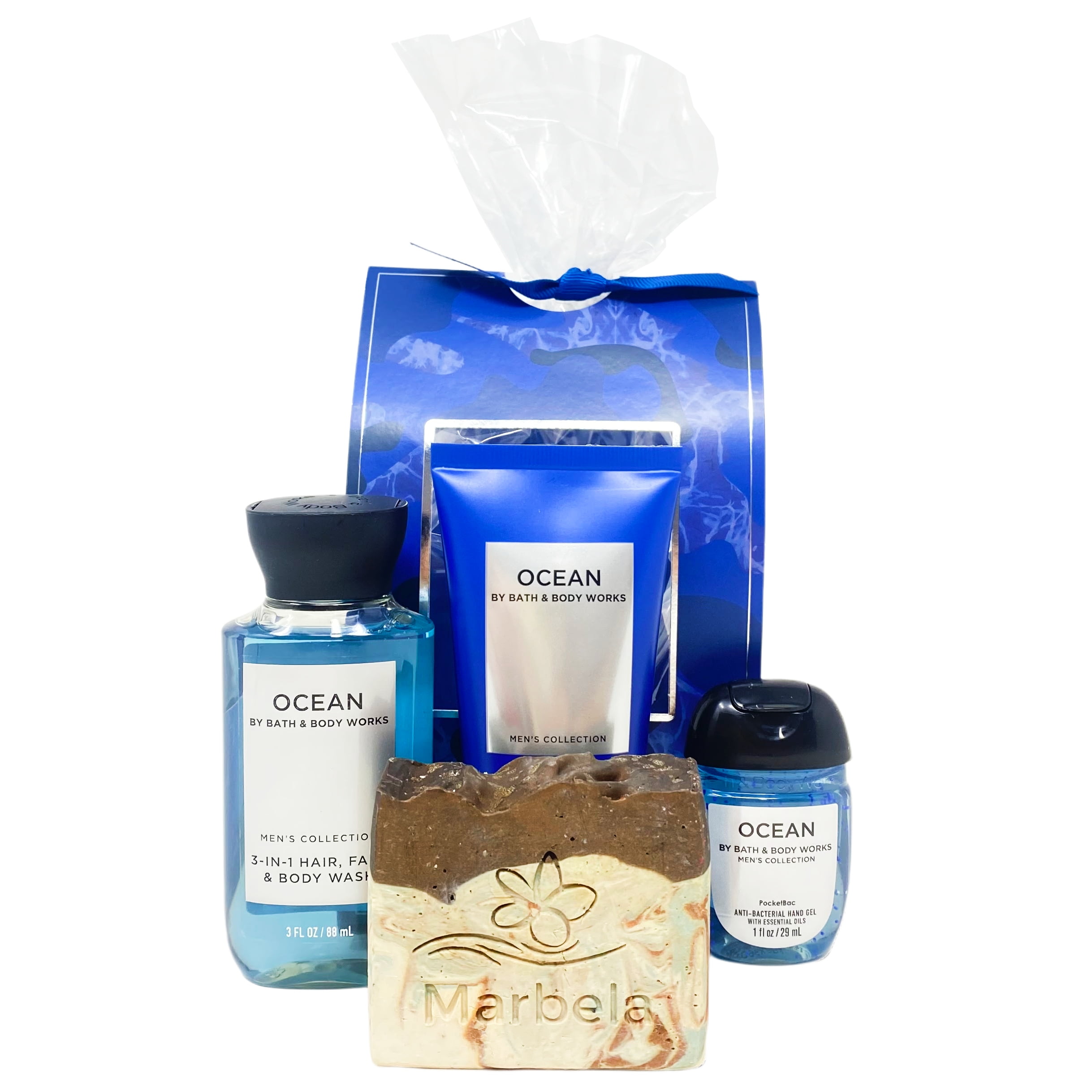 Bath & Body Works OCEAN Mini Set - Body Wash, Cream, Hand
