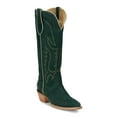 thumbnail image 2 of Tony Lama Womens Liz Embroidered Suede Snip Toe Cowboy  Tall Boots, 2 of 5