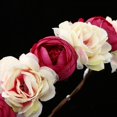 thumbnail image 4 of Banda Para el cabellero Con Banda Para El Cabello Con Adornos es Y Flores Para el cabellero Accesorios De Decoración Y Fotografía, Hechos De roja Yotijar corona de flores de novia camelia, 4 of 10
