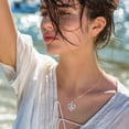thumbnail image 6 of SFTING 925 Sterling Silver Heart Pendant Necklace with Cubic Zirconia I Love You to the Moon and Back Birthstone Infinity Jewelry Gift for Women Mother Daughter Teens, 6 of 8