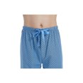 thumbnail image 2 of Apparonia Mens Pajamas Set Cotton Notched Collar Pajamas for Men Long Sleeve Mens Sleepwear with Pockets & Front Fly Light Blue Diamond Geometric S, 2 of 7