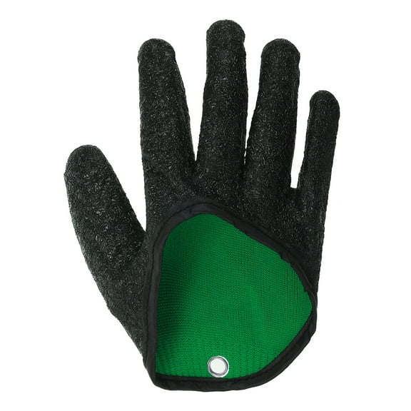 Uxcell Fishing Gloves for Man Fisherman Professional Non-Slip Puncture Resistant Gloves, Black(Right)