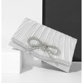 thumbnail image 2 of Kwuty Bow Evening Bag Sparkly Clutch Purses for Women Wedding Glitter Rhinestone Party Prom Purse Dressy Clutch Bags, 2 of 7