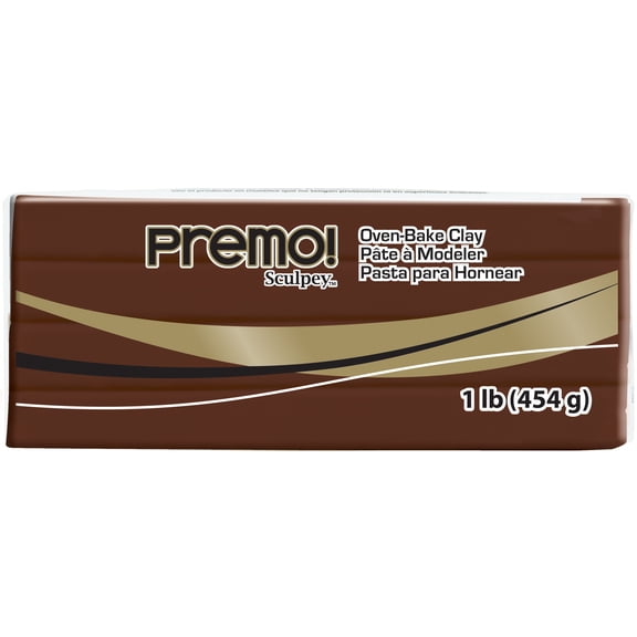 Premo Clay 1lb-Burnt Umber