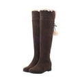 thumbnail image 2 of POROPL Knee High Boots for Women Winter Fleece Flatknight Shoes,Womens Boots Size 7.5, 2 of 5