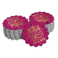thumbnail image 1 of Inkdotpot 50 Pack Thank You From The New Wedding Favor Paper Tags Craft Real Gold Foil Hang Tags, 1 of 6