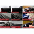 thumbnail image 7 of LuneZhenth 1pc 6Ft Soft Top Roll-up Vinyl Tonneau Cover Truck Bed Fleetside Bed Black Clamp on Lock Top Mount Assembly with Rails + Mounting Hardware Bed for Toyota for Tacoma 2016-2023, 7 of 7