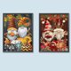thumbnail image 3 of 2 pintura de diamantes 5D DIY taladro redondo completo vacaciones Goblin Kit decoración del hogar PCS, 3 of 9
