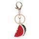 thumbnail image 1 of Watermelon Shaped Keychain Bag Hanging Key Ring Accessory Ornament Fruit Charm Key Pendant, 1 of 4