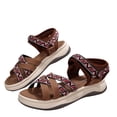 thumbnail image 2 of Women's Summer New Plus-size Ethnic Style Casual Fashion Wedge Sandals Summer Sandals Khaki 37, 2 of 8