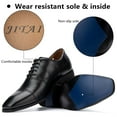 thumbnail image 3 of JITAI Oxford Classic Modern Shoes for Men Dress Shoes Black Size 9, 3 of 6