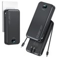 thumbnail image 1 of Power Bank aonidi de 20000 mAh con cables integrados y enchufe de pared AC, 1 of 8
