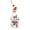 B, variant on Fmbmuo Christmas Ornaments 1 Pcs Multicolor Durable Santa Claus Decorations Pastel Art Deco Wood Home Decor for Xmas Tree/Holiday/Party Decor