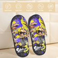 thumbnail image 3 of Splatoon 3 Furry Slippers For Men Women Fuzzy House Slippers Winter Anti-Slip Indoor And Outdoor Slip On Shoes Large, 3 of 8