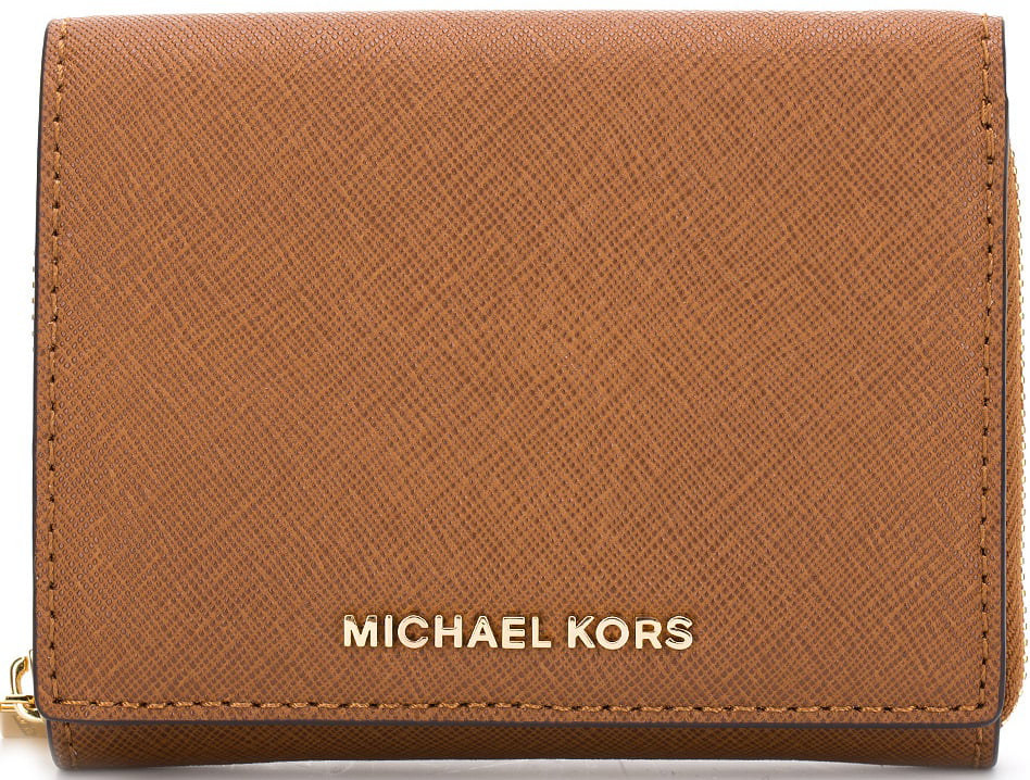 small brown michael kors wallet