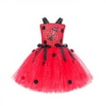 thumbnail image 6 of Coerni Kids Costume Girls 𝐇alloween Dress Up with Accessories, Birthday Party Dresses Sequin Ruffle Tulle Bowknot Sundress, 6 of 9