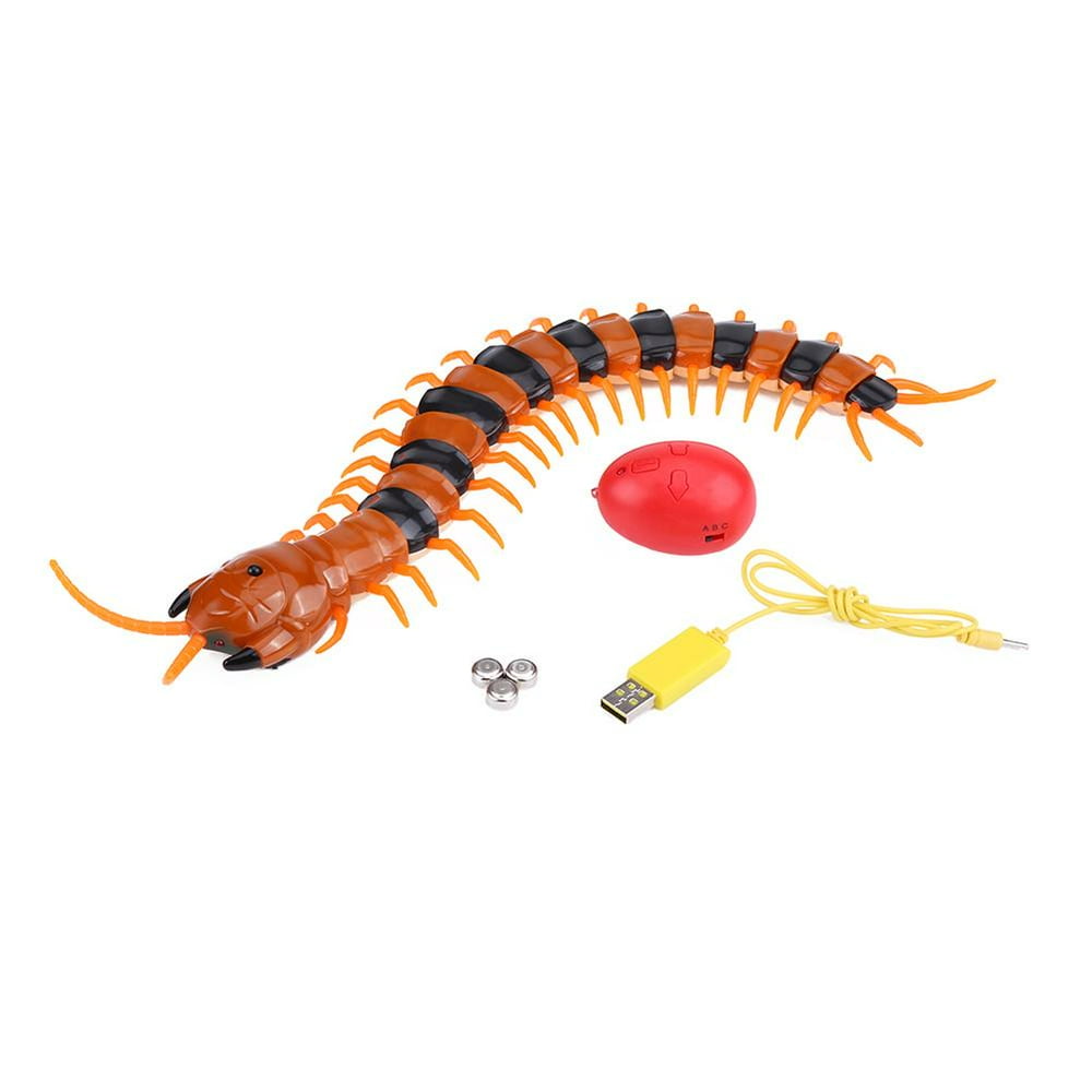 WALFRONT 1PC Infrared Remote Control Fake Centipede Scolopendra RC Toy