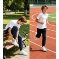 thumbnail image 2 of MERIDIANO Boys' Scuba Joggers 2-Pack - Tapered Athletic Sweatpants for School, Sports & Daily Wear, 2 of 8