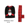 thumbnail image 1 of Conjunto de pijamas familiares navideños con cuello redondo, pantalones superiores, ropa de dormir, ropa de dormir para niños sidaley HA001257-08, 1 of 7