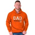 thumbnail image 2 of Fathers Day World's Greatest Dad No 1 Men's Big & Tall Graphic Hoodie Brisco Brands 4X, 2 of 4