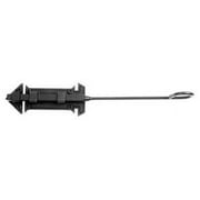 Acorn Manufacturing Mlgp 12" Adobe Iron Long Cane Surface Bolt - Black