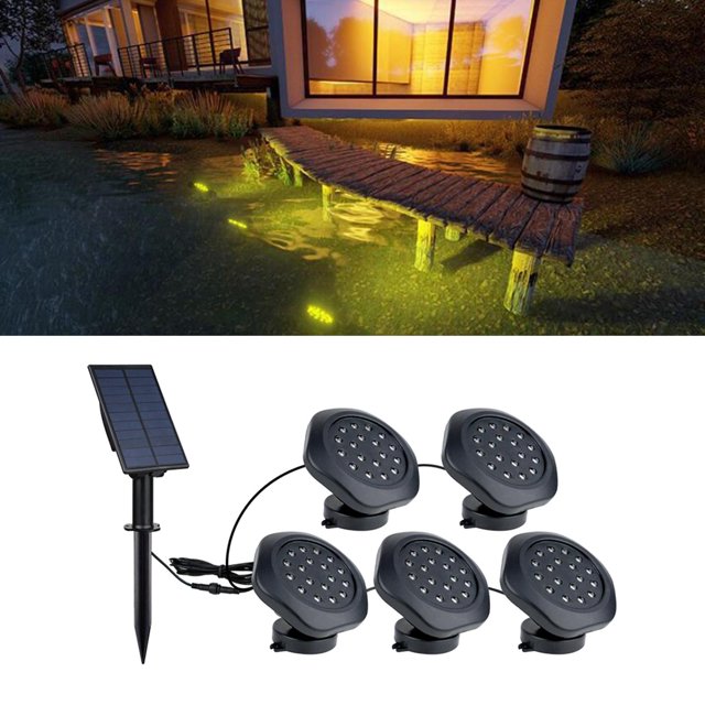 Lámpara subacuática al aire libre impermeable de las luces solares del 1 por 5 Sharpla Luz del estanque
