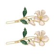 thumbnail image 2 of Here's a refined and appealing product description for your **Retro Floral Hairpins**:\n\n \n\n### **2pcs Retro Floral Hairpins for Women – Elegant, 2 of 3