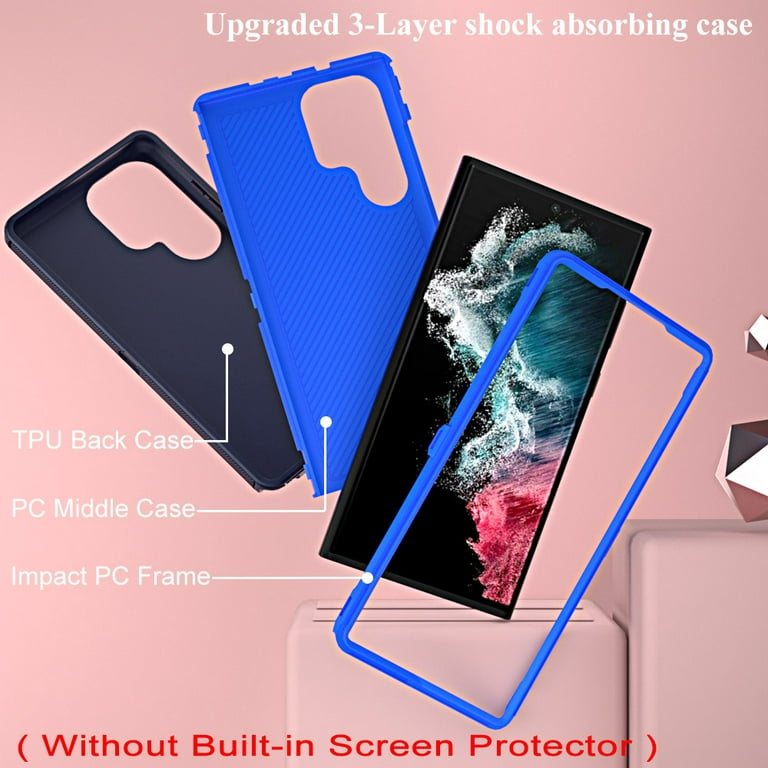 for Samsung Galaxy S24 Plus Case with Screen Protector, Military Grade  Rugged Shockproof Heavy Duty S24 Plus 5G Protective Cover for Samsung S24  Plus