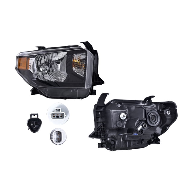 Faro DEPO Tundra 2014 A 2017 Toyota Derecho Negro C/Motor