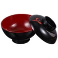 thumbnail image 4 of EeaseCA Kitchen Japanese Lidded Soup Bowl Traditional Japanese Style Rice Bowl for Japanese Restaurant, 4 of 8