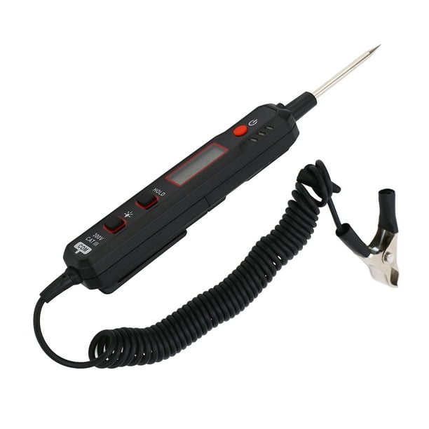 Luz De Prueba Automotriz, Probador De Circuito LED Digital De Alta Resistencia De 2-100 V CC Automático Con Voltímetro Para Uso Industrial