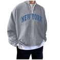 thumbnail image 2 of Gibobby Sudadera polar hombre Sudadera de Cuello Redondo para Hombre Sudadera para Hombre(GY1,G), 2 of 5