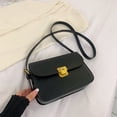 thumbnail image 2 of Bolso de hombro de gran capacidad para mujer, bolso de mano de trabajo de PU a la moda, bolso cruzado cuadrado, 2 of 9