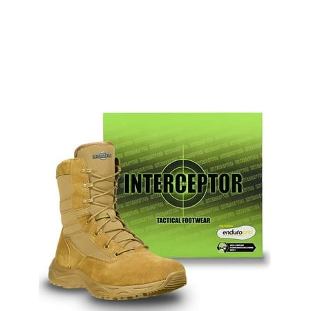 

Interceptor Men s Frontier Tactical Work Boots Coyote Brown