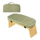 thumbnail image 2 of Banco de meditación, banco de yoga, silla de asiento bajo para práctica prolongada, portátil Verde, 2 of 9