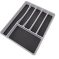 thumbnail image 1 of Amdohai Drawer Organizer Cutlery Tray Silverware Utensil Storage 6 Sections for Kitchen Office Dinning Room, 1 of 7