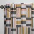 thumbnail image 3 of Designart 'Abstract Retro Geometric Pattern Design IX' Mid-Century Modern Curtain Panel, 3 of 5