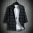 thumbnail image 2 of Chemises pour Hommes, Shorts pour Hommes, Chemise Formelle à Imprimé Coloré Col Rabattu Blouse Chemise Manches Courtes Col Rabattu Blouse Chemise, Shorts Courts pour Hommes, Chemise pour Hommes, 2 of 4