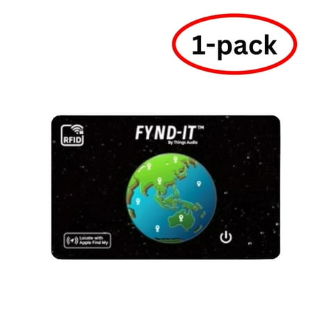 FYND-IT Track it Locate it works with Apple Find My MFI Certified Built-in up tp 3-Year Non-rechargeable Battery (iOS only) 1 Pack