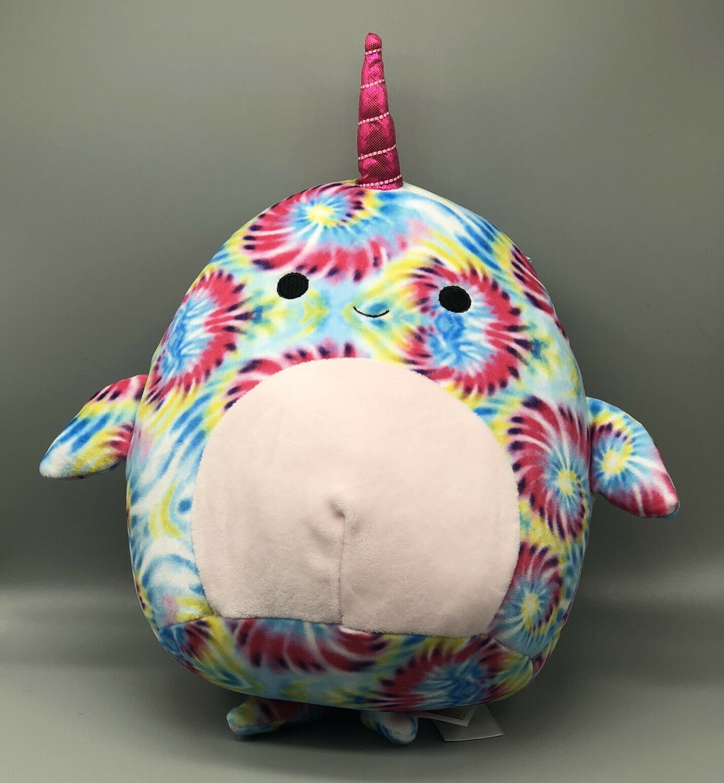 Squishmallow 8" Milaina the Narwhal Official Kellytoy Cute and Soft