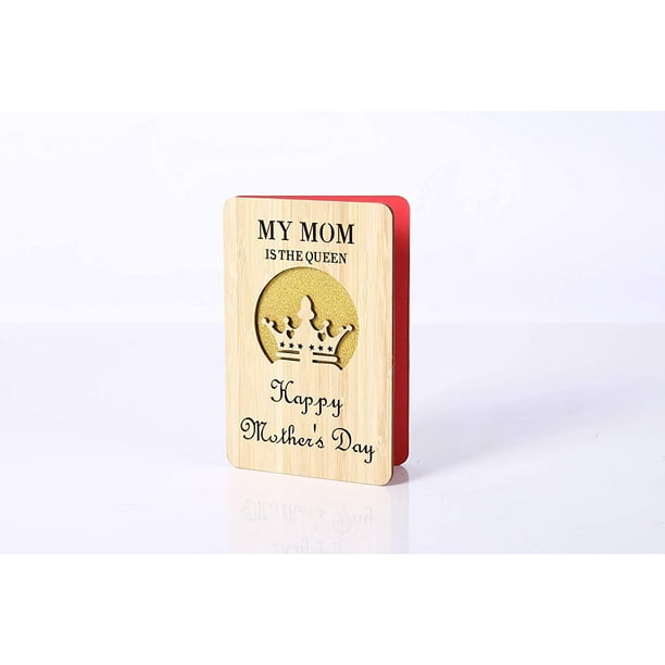 Handmade Happy Mother's Day Cards - Mum is my Queen