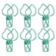 thumbnail image 4 of Paper Clamps, Binder Clips Cute Cartoon Strong Clamping Force Metal Material Peach Shape  For Office ANGGREK Verde, 4 of 8