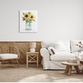thumbnail image 2 of Stupell Industries Yellow Sunflowers Country jar Graphic Art Gallery Wrapped Canvas Print Wall Art, Design by Livi Finn, 2 of 7